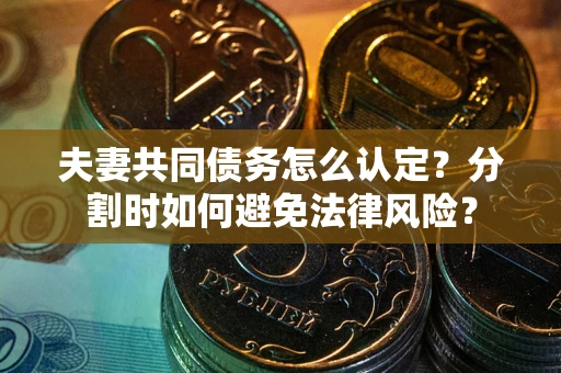 北京夫妻共同债务怎么认定？分割时如何避免法律风险？